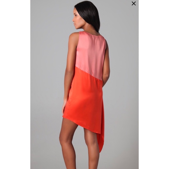 NWT ROBERT RODRIGUEZ COLOR BLOCK CASCADE DRESS - Picture 2 of 7
